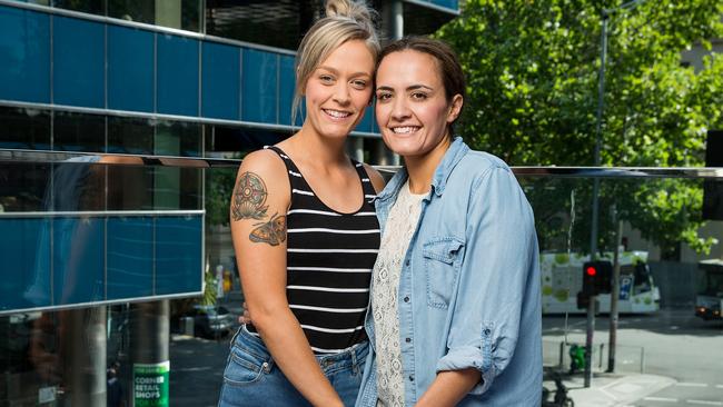 Teegan Daly and Mahatia Minniecon were one of the first same-sex couples married legally without special consideration, 30 days after it was legalised.