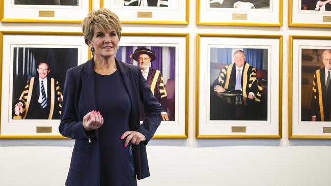 Former foreign minister and Australian National University Chancellor Julie Bishop.