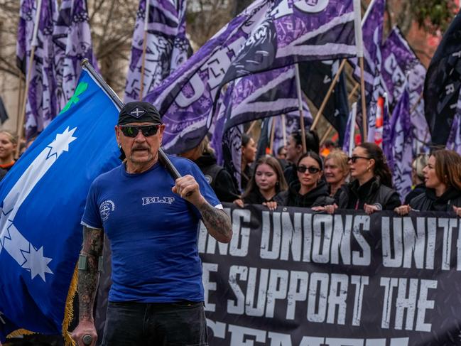 Anthony Albanese dismissed the union’s criticism, saying it was ‘business as usual from the CFMEU’. Picture: Getty