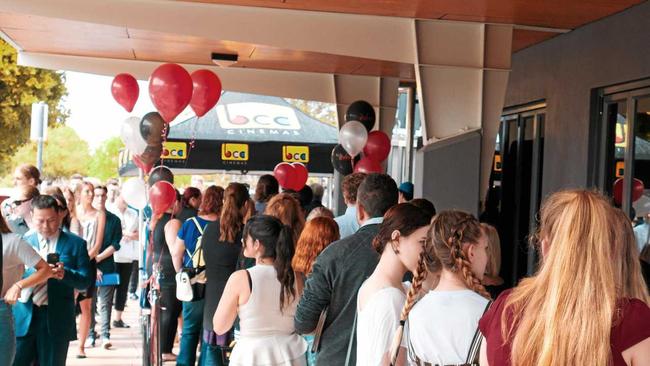 More than 1000 applicants turned up to Saturday's Event Cinemas recruitment drive for the new Kawana Shoppingworld complex. Picture: Event Cinemas