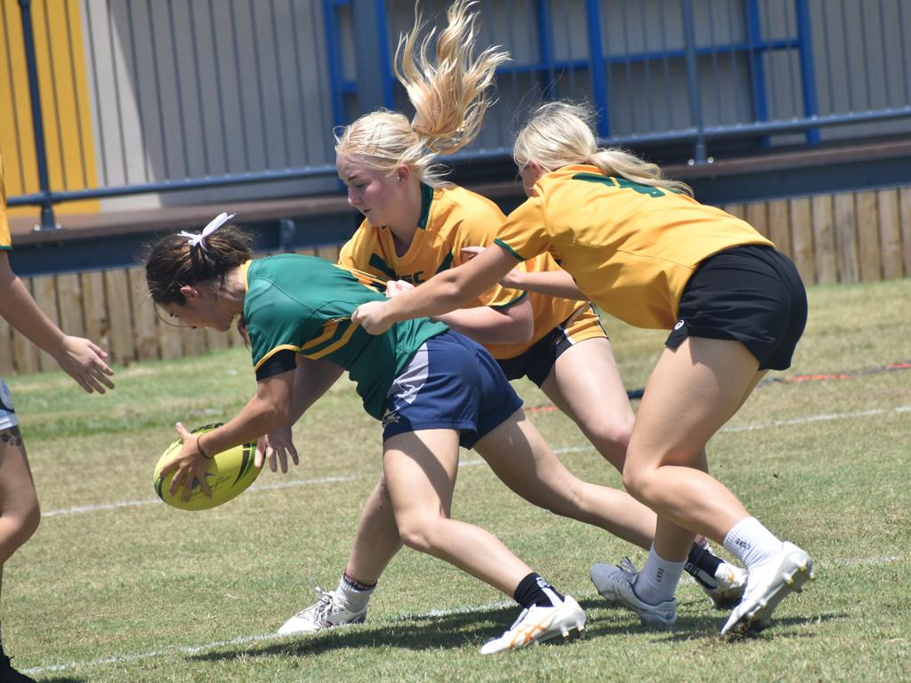 Faces of the CQ Capras under-17 and under-19 girls open trials at St Brendan's College, Yeppoon, on November 16, 2024. Photo: Pam McKay
