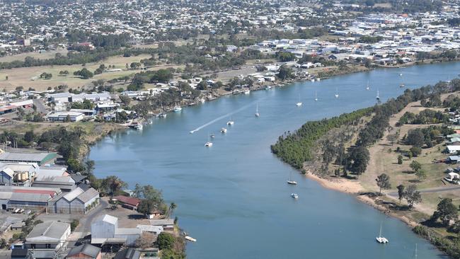 Bundaberg and the Burnett River.