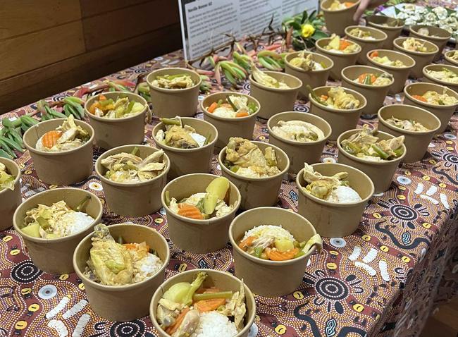 Bush tucker-inspired finger food and local non-alcoholic drinks greeted guests at the Tweed Artisan Food Festival launch. Picture: David Bonaddio