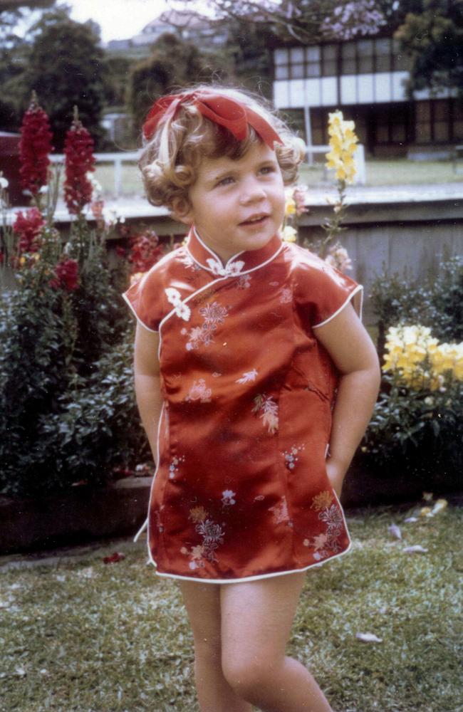 Beginning of a nightmare ... Kathy aged three, shortly after going to live with her foster parents.