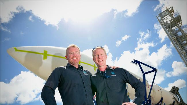 James and Adam Gilmour, the co-foudners of Queensland start-up Gilmour Space