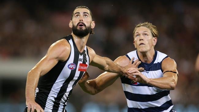 Brodie Grundy is one of the game’s best big men. Pic: Michael Klein.