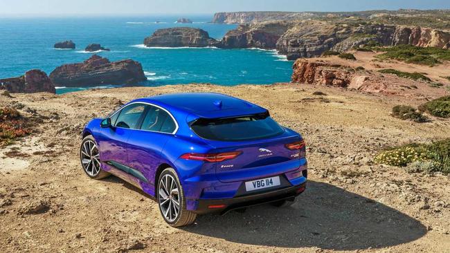 The electric-powered  Jaguar I-Pace has a range of more than 400km. Picture: Grant Edwards