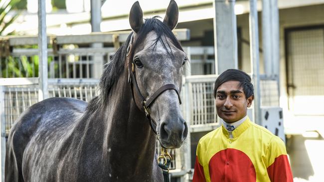 Jockey Dylan Caboche is a defence witness in is the trial of horse trainer Christopher Bieg. Picture: Roy Van Der Vegt