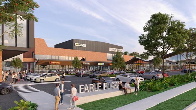 Artist impression of proposed revamp of Earle Plaza at Nerang. Picture: Supplied