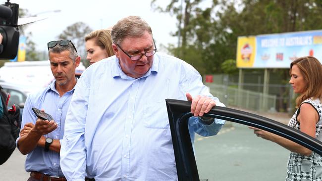 Coroner James McDougall at Dreamworld. Pics Adam Head