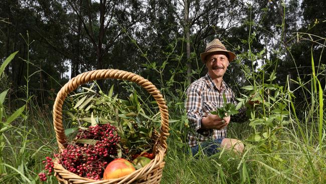 Diego Bonetto poses for a photo at the Australian Botanic Garden Mt Annan. Picture: Robert Pozo.