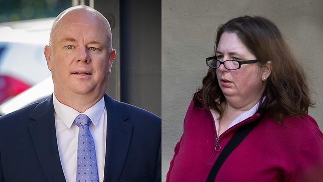 Simon Patterson and his estranged wife, Erin. Picture: Supplied