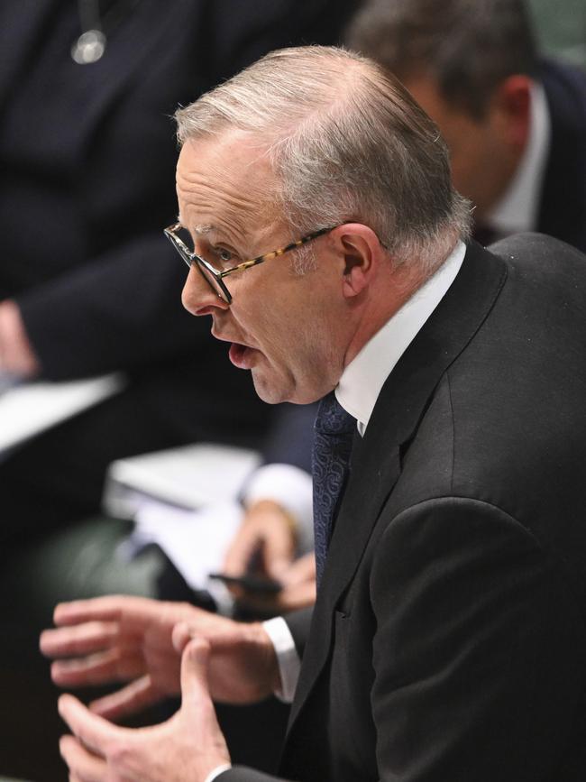 The real questions for next year are whether Albanese can lead a unified, disciplined Labor team into a new era. Picture: NCA NewsWire / Martin Ollman