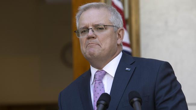 Scott Morrison slammed the ABC investigation. Picture: Gary Ramage