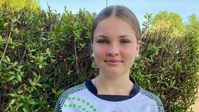 Paige McCourt has been selected to play in the National Indigenous under-17s 7's side. Picture: NT Rugby Union