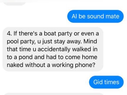 Mum's hilarious rules for son