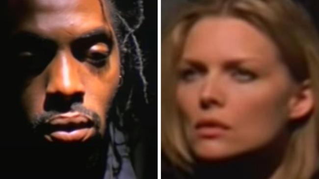 Pfeiffer had a starring role alongside Coolio in the video.