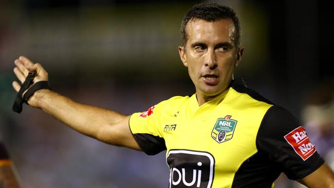 Referee Matt Cecchin.