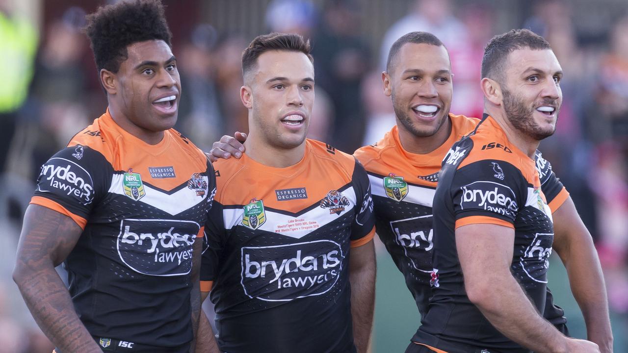 Wests Tigers may soon announce the re-signing of one of their key players. (AAP Image/Craig Golding)