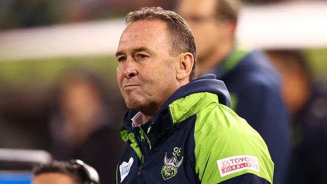 Raiders coach Ricky Stuart. Picture: Mark Nolan/Getty Images