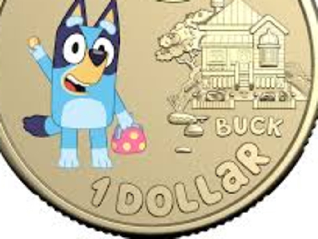 The Royal Australian Mint has released Bluey dollars.