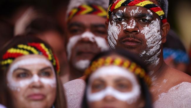 AFL Grand Final’s Melbourne vs Western Bulldogs pre-match entertainment. Picture: Michael Klein