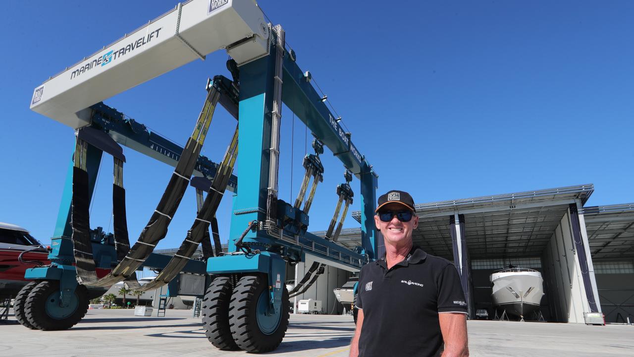 The Boat Works owner Tony Longhurst at the site. Picture: Glenn Hampson