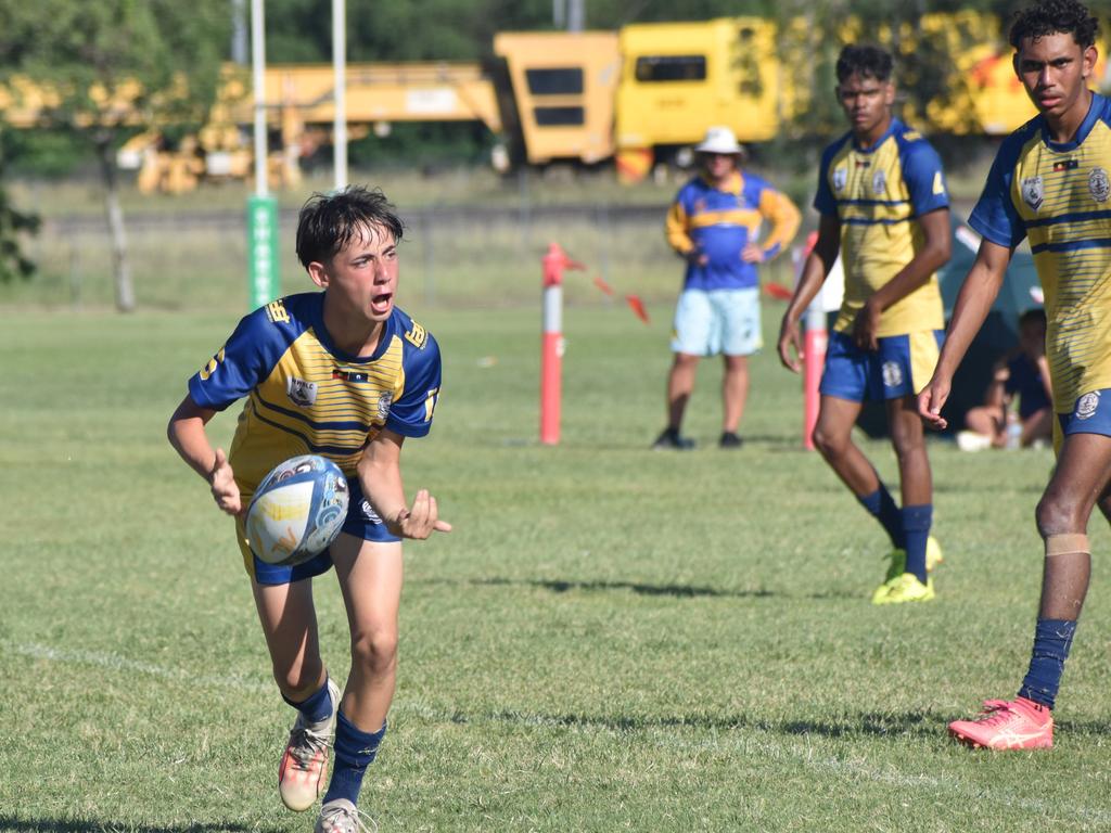 Under-17 grand final, Gladstone Ringers versus Woorabinda Warriors, at Warba Wangarunya Rugby League Carnival at Saleyards Park, Rockhampton, on January 24, 2025. Photo: Pam McKay