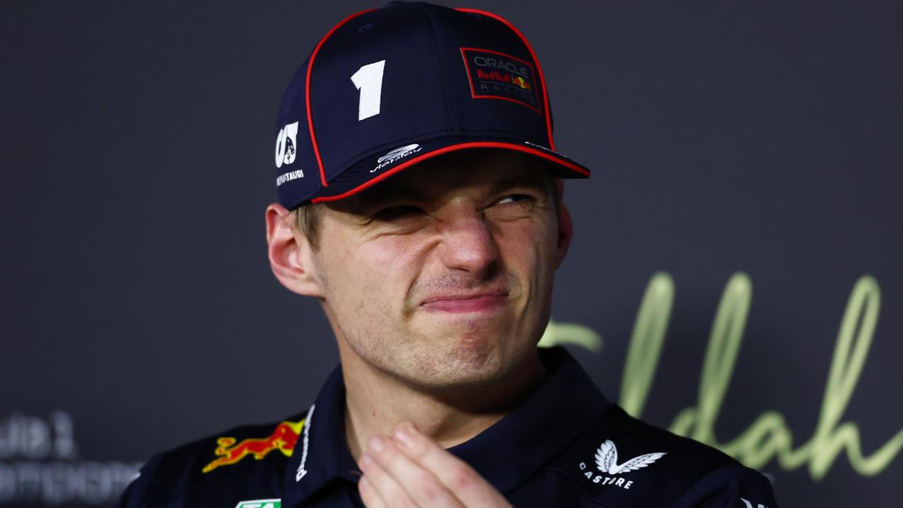 Four-time world champion Max Verstappen claimed pole position in Jeddah. Picture: Getty