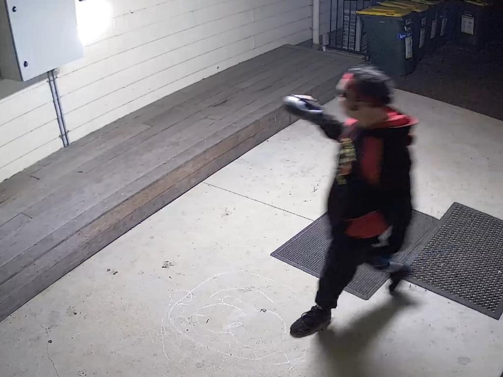 The man allegedly broke into the school and stole three latops and a projector valued at $5000. Picture: NewsWire handout