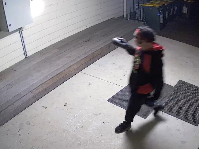The man allegedly broke into the school and stole three latops and a projector valued at $5000. Picture: NewsWire handout