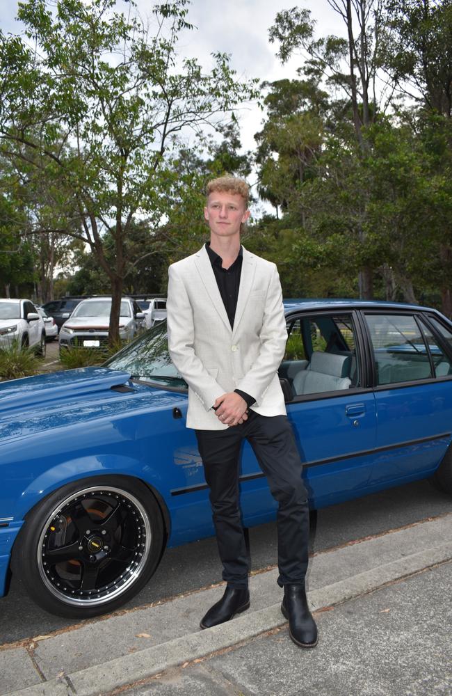 Athen Johnson at the Meridan State College formal 2024.