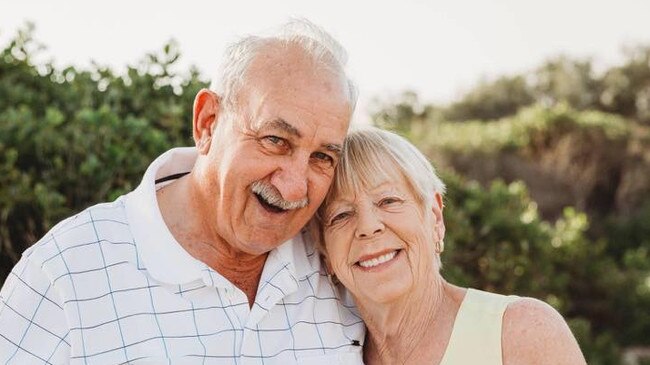 David Vears pictured with his loving wife Ann. Picture: Supplied