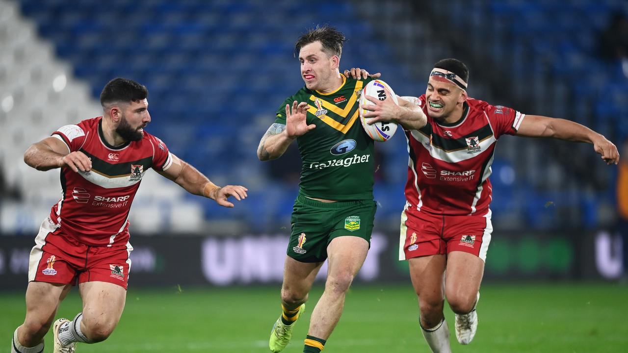 Skor Australia vs Lebanon, hasil, penilaian pemain, Nathan Cleary, Daly Cherry-Evans, Latrell Mitchell