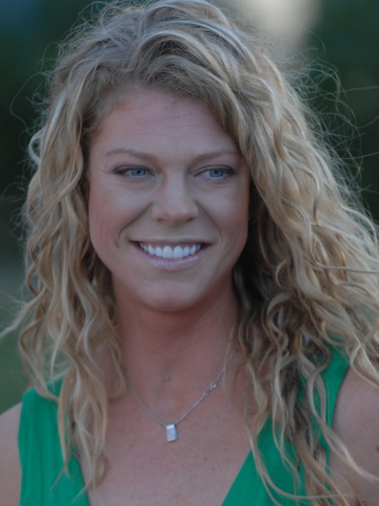 Before her TV career Erin, pictured here in 2013, was an accomplished athlete.