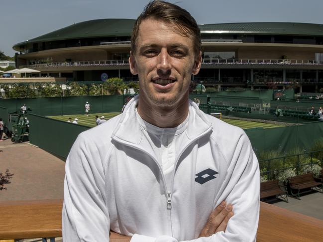 Wimbledon Championship 2019. Australian player John Millman. Picture: Ella Pellegrini