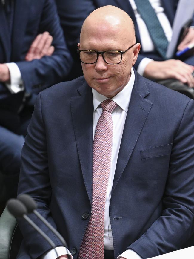 Leader of the Opposition Peter Dutton. Picture: NewsWire / Martin Ollman