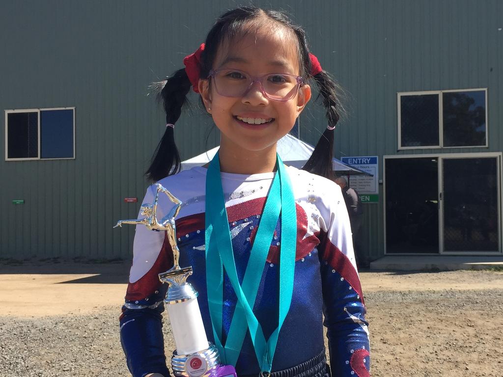 Toowoomba gymnastics athlete Maria Santacruz. Photo: Contributed