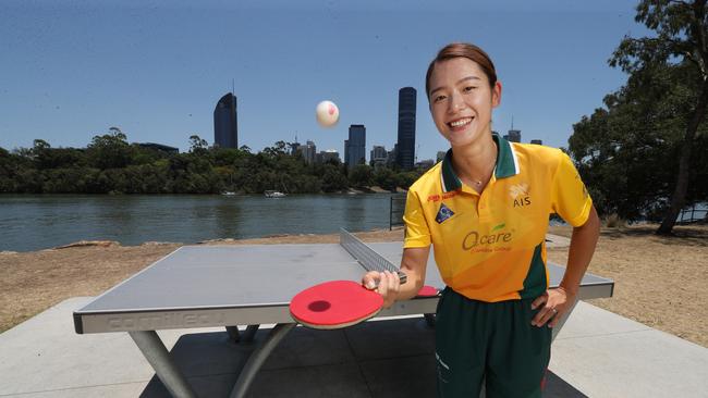 Min Hyung Jee, Australia’s number one ranked women’s player will be in action at Caloundra from Sunday. Picture: Annette Dew