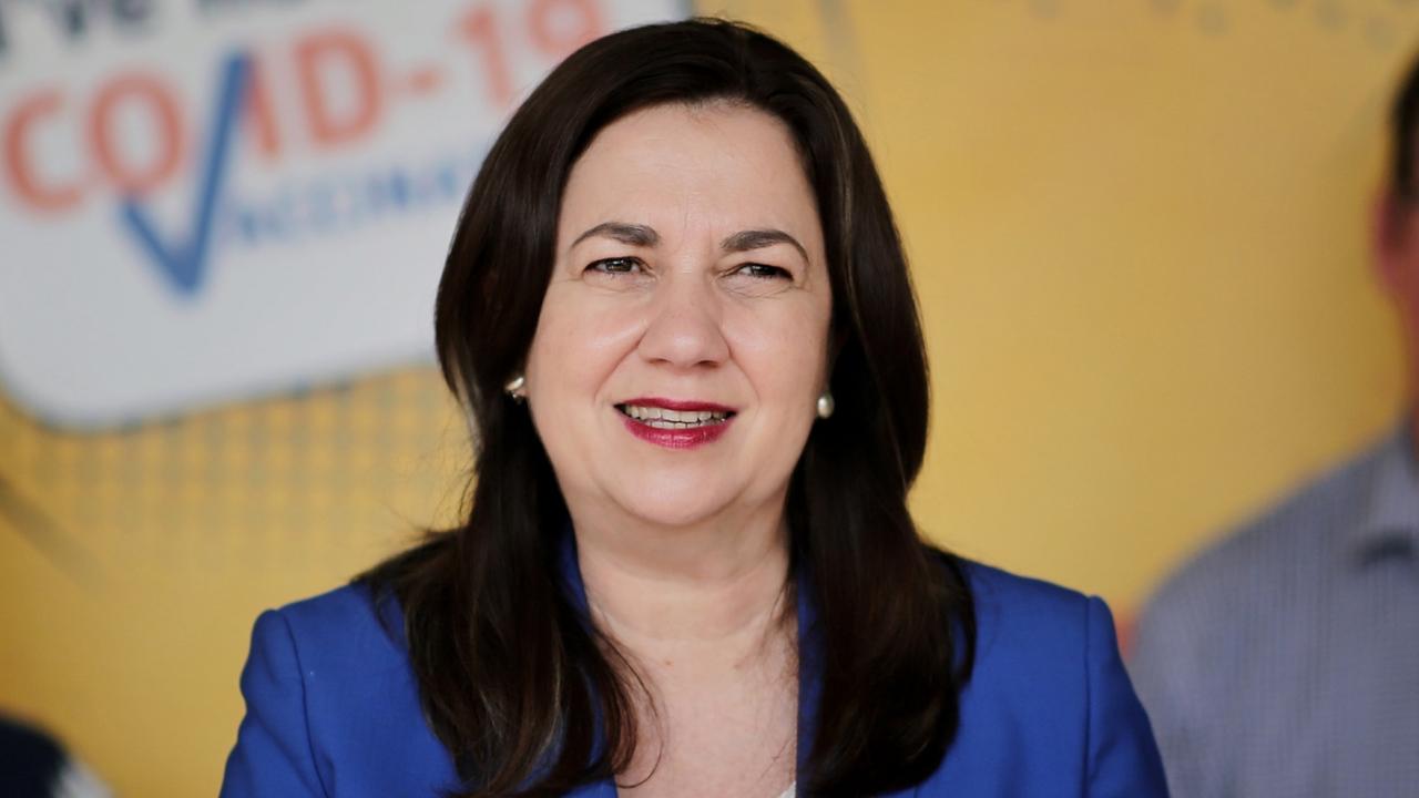 Premier Annastacia Palaszczuk is continuing to travel throughout Queensland to push vaccination. Picture: Jack Tran/Queensland Government.