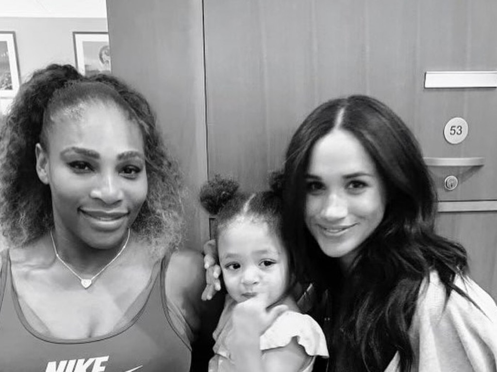 Meghan Markle has featured close friend, Serena Williams, on the podcast. Picture: Instagram