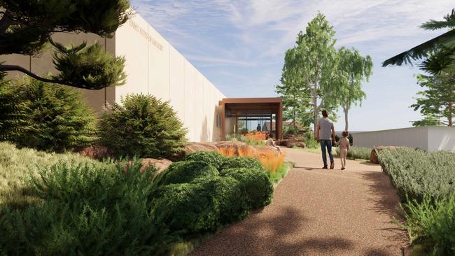 New images of the proposal Hans Heysen art gallery. Picture: Beyond Ink