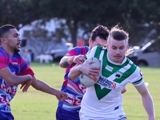 Jake Tobin has had a big year so far for the Wombats in Souths Juniors A-grade. Picture: Coogee Randwick Wombats Rugby League FB