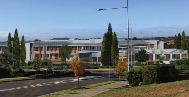 An artists impression of the approved 80-bed aged care facility at Oran Park.