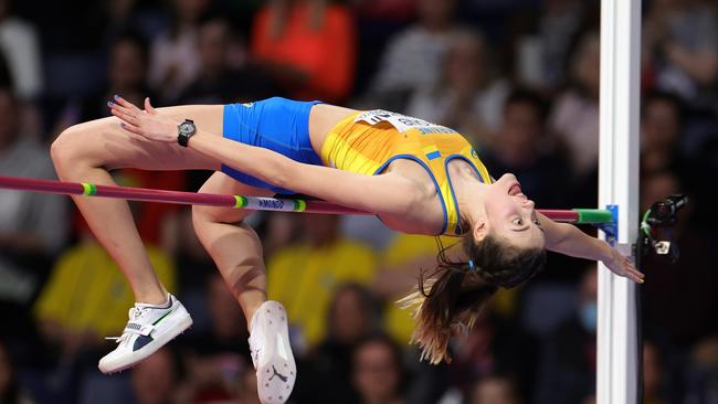 Mahuchikh said she wanted to protect her ‘country on the track’. Picture: Getty Images