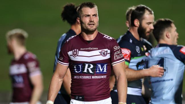 Kieran Foran couldn’t get the Sea Eagles going on Thursday night.