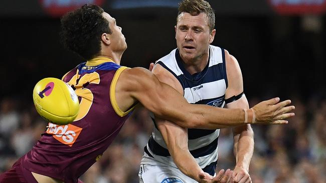 Geelong ball-winner Mitch Duncan is part of TAB’s Grand Final special. Picture: Getty Images