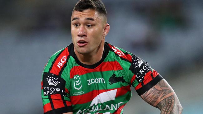 Rabbitoh's Jaydn Su'A during NRL match between the South Sydney Rabbitohs and Canterbury Bulldogs at ANZ Stadium. Picture. Phil Hillyard