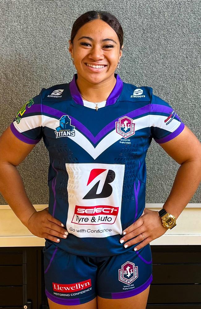 Ipswich SHS captain Shalom Sauaso.