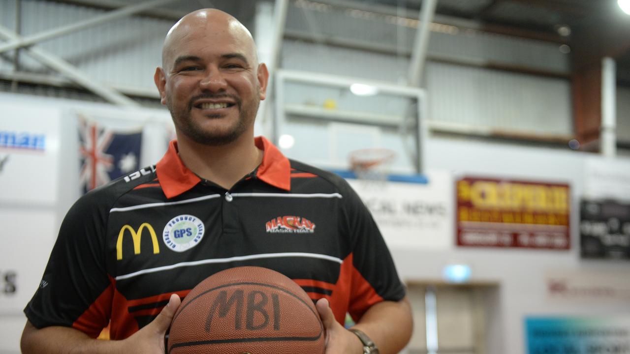 Mackay Meteors coach Joel Khalu is close friends with Boomer legend Patty Mills. Picture: Aidan Cureton